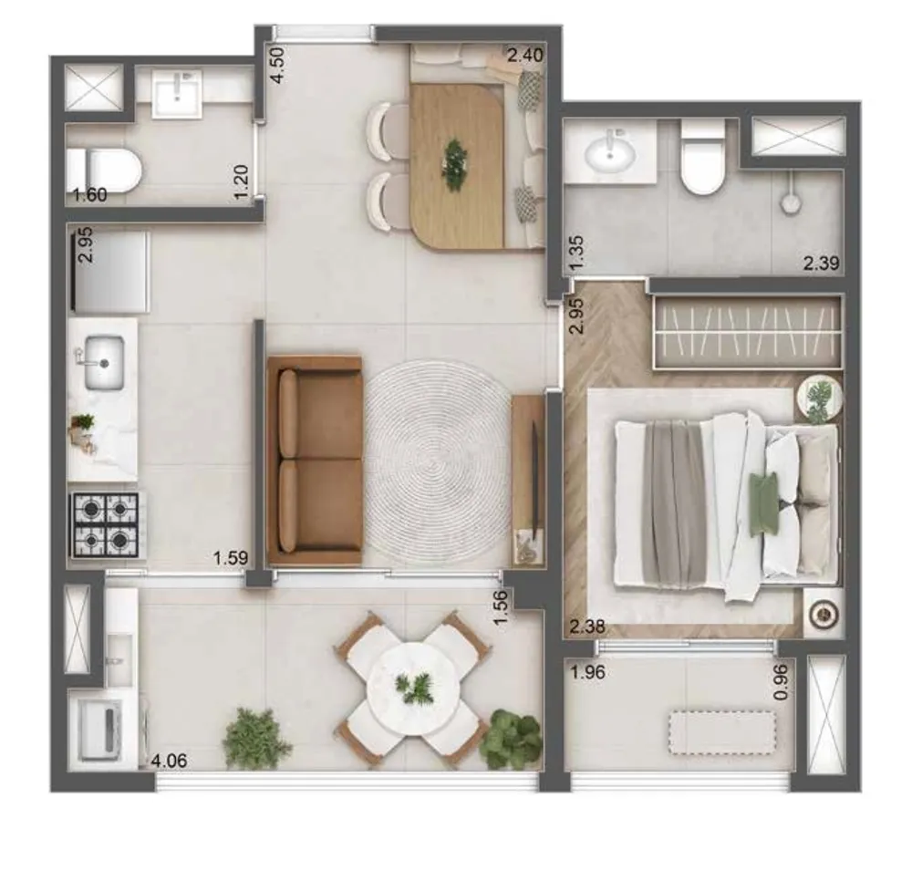 Apartamento, 2 quartos, 63 m² - Foto 6