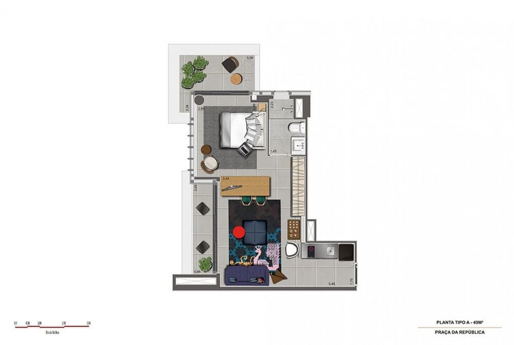 Apartamento à venda com 1 quarto, 28m² - Foto 6