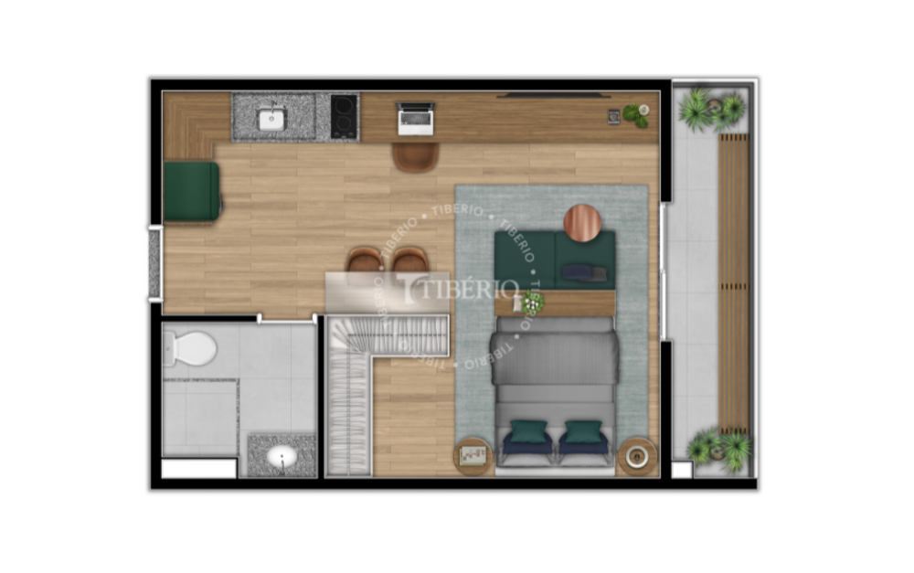 Apartamento à venda com 1 quarto, 26m² - Foto 37