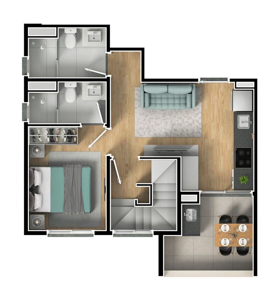 Apartamento à venda com 1 quarto, 30m² - Foto 39