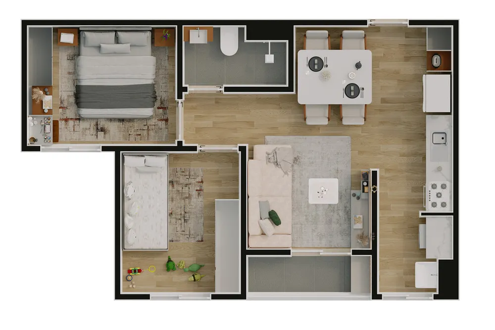 Apartamento, 2 quartos, 43 m² - Foto 12
