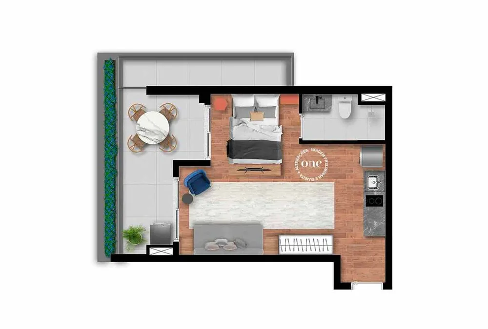 Apartamento, 1 quarto, 35 m² - Foto 15