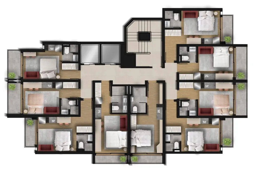 Apartamento, 1 quarto, 44 m² - Foto 2