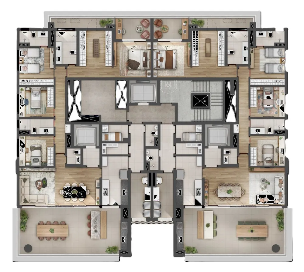Apartamento, 4 quartos, 224 m² - Foto 2