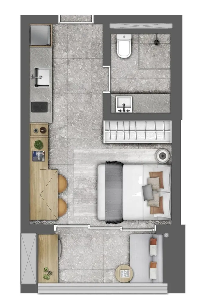 Apartamento, 1 quarto, 49 m² - Foto 8