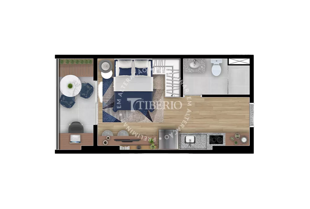 Apartamento, 1 quarto, 33 m² - Foto 6