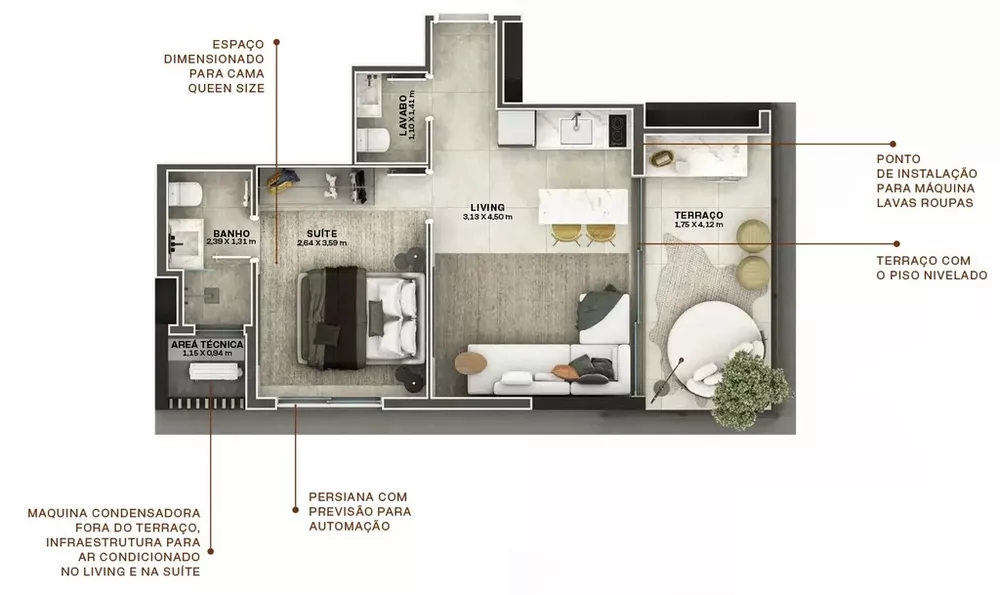 Apartamento, 1 quarto, 31 m² - Foto 14