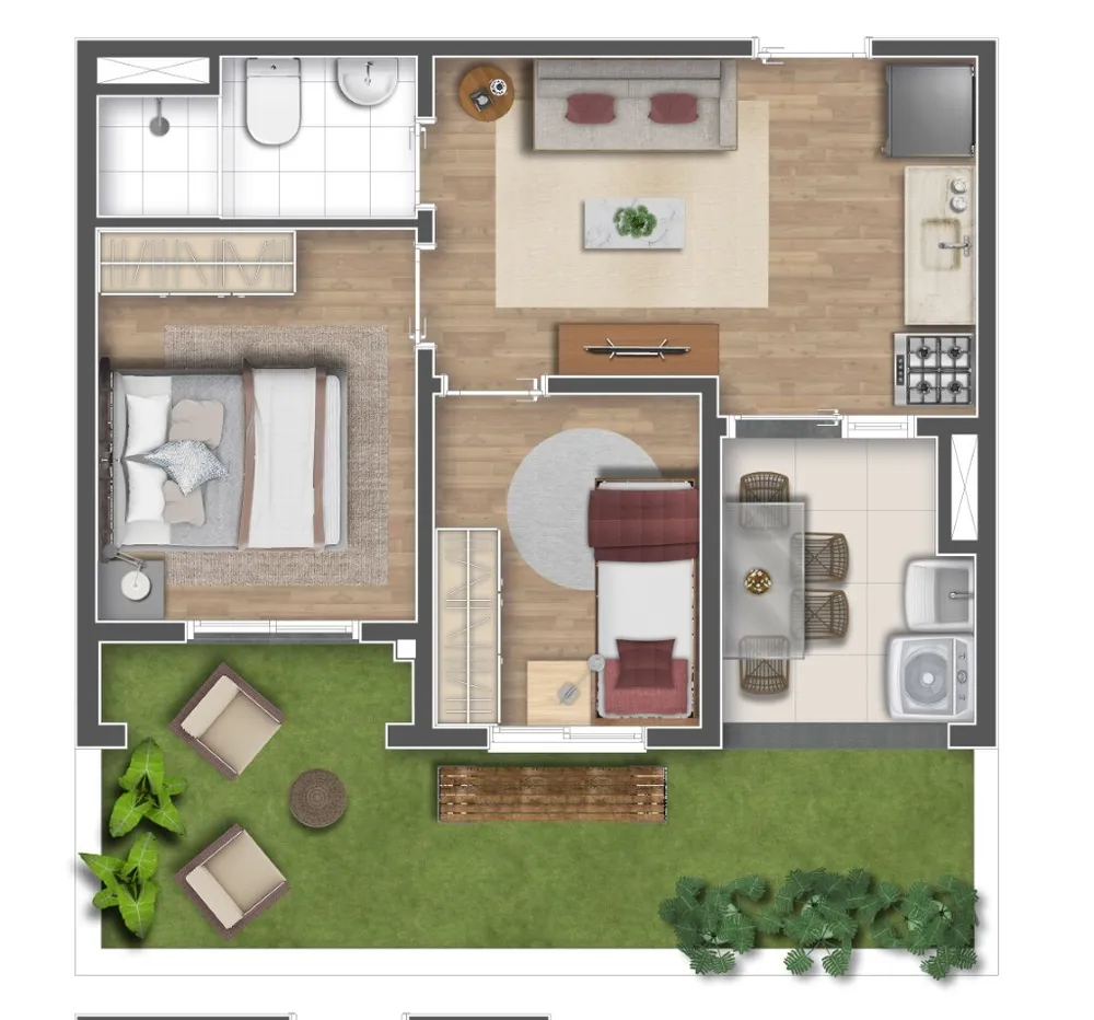Apartamento, 1 quarto, 24 m² - Foto 7