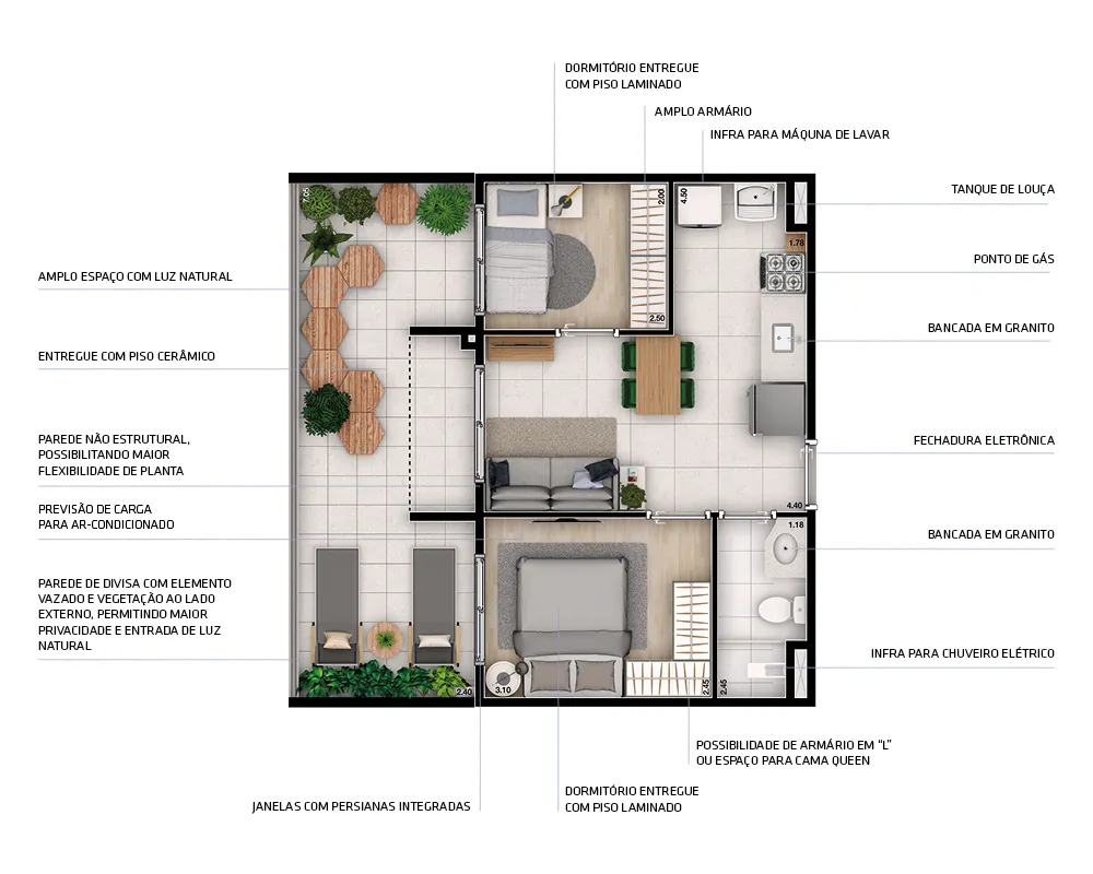 Apartamento, 1 quarto, 26 m² - Foto 12