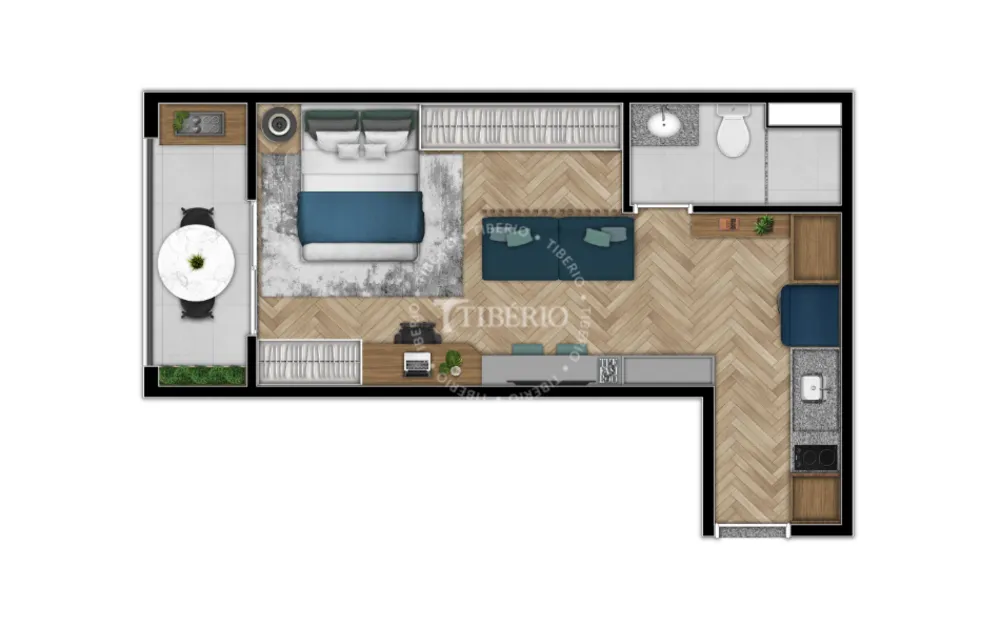 Apartamento, 1 quarto, 24 m² - Foto 14
