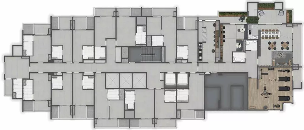 Apartamento, 1 quarto, 22 m² - Foto 2