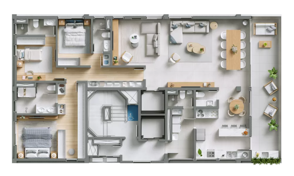 Apartamento, 4 quartos, 191 m² - Foto 3