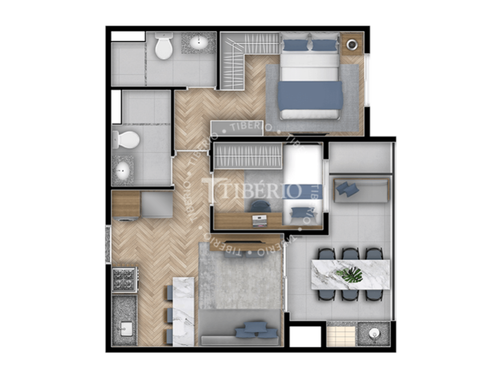Apartamento à venda com 3 quartos, 75m² - Foto 54