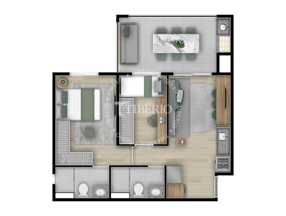 Apartamento à venda com 3 quartos, 75m² - Foto 55