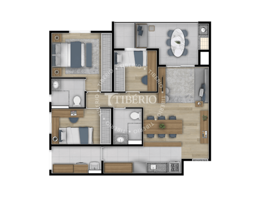 Apartamento à venda com 3 quartos, 75m² - Foto 57