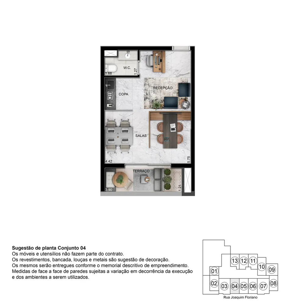 Sala-Conjunto, 41 m² - Foto 13