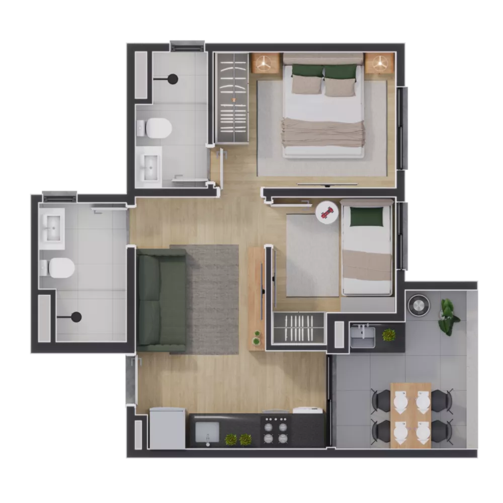 Apartamento, 1 quarto, 30 m² - Foto 13