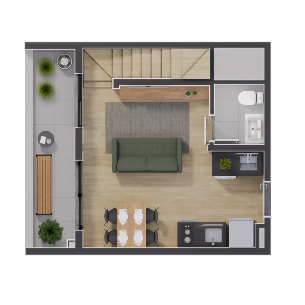 Apartamento, 1 quarto, 30 m² - Foto 16