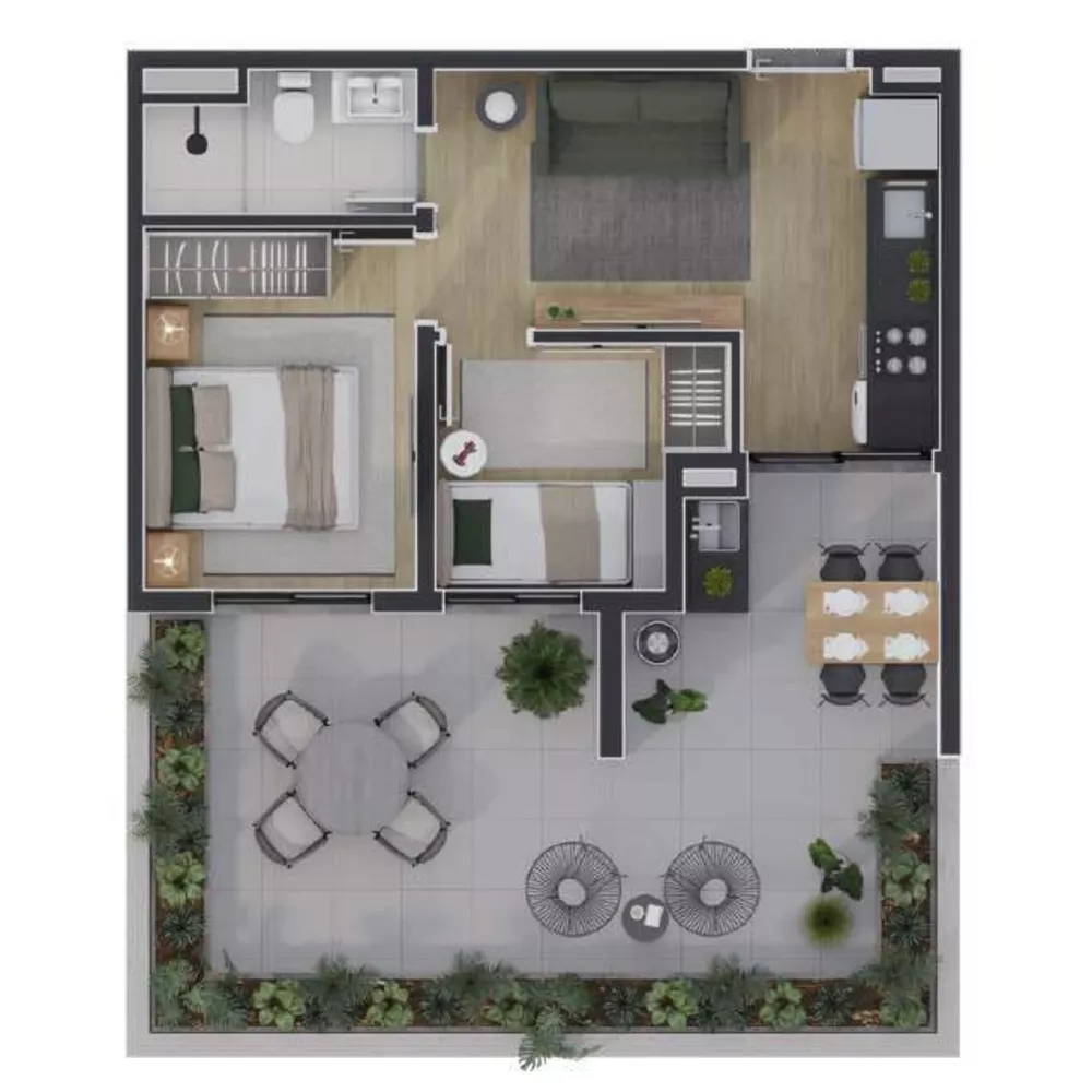 Apartamento, 1 quarto, 30 m² - Foto 21
