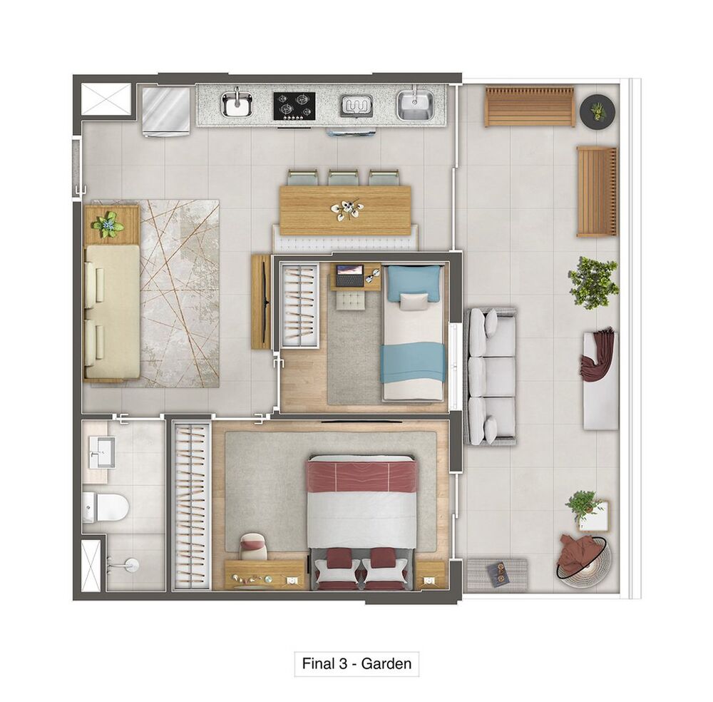 Apartamento à venda com 2 quartos, 41m² - Foto 44