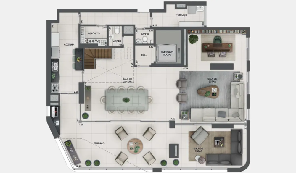 Apartamento, 2 quartos, 134 m² - Foto 22