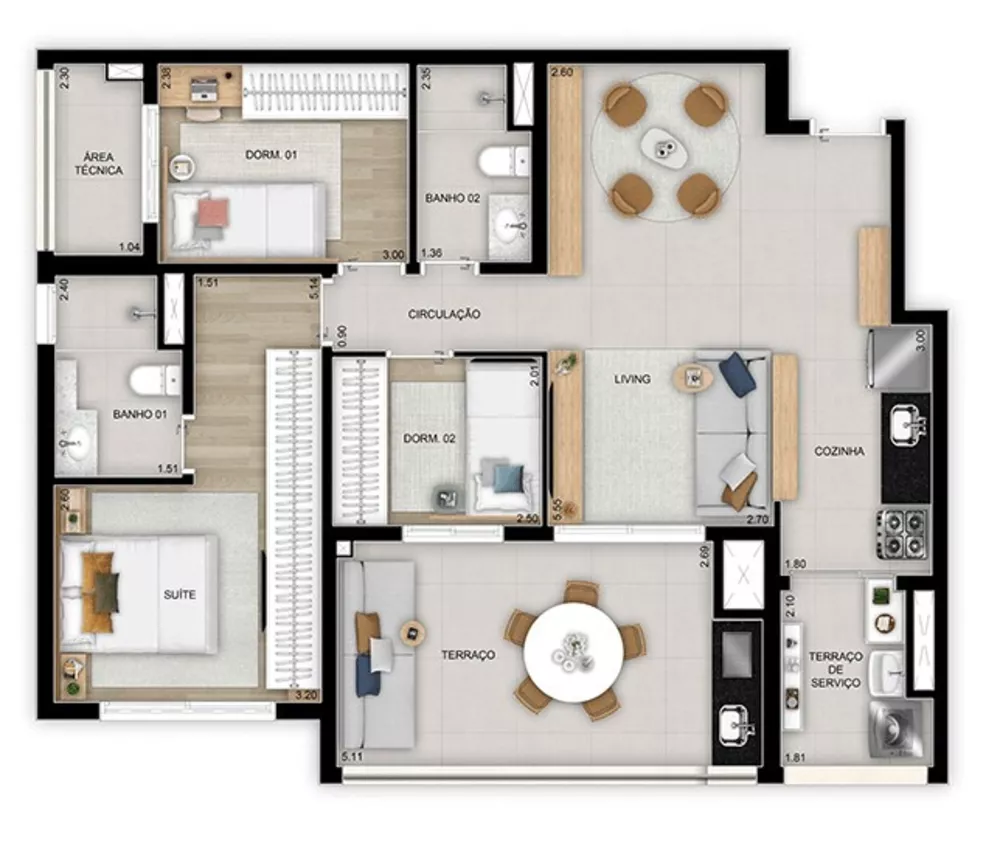 Apartamento, 3 quartos, 89 m² - Foto 17