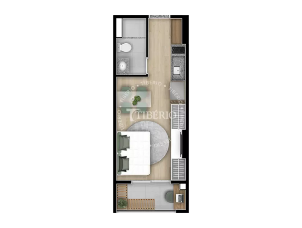 Apartamento, 1 quarto, 30 m² - Foto 1