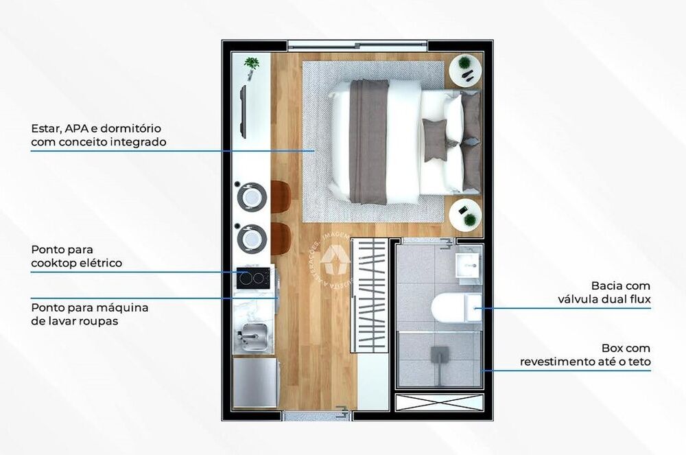 Apartamento à venda com 1 quarto, 28m² - Foto 29