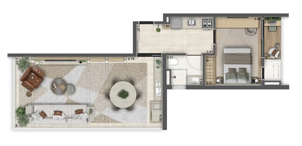 Apartamento, 1 quarto, 32 m² - Foto 16