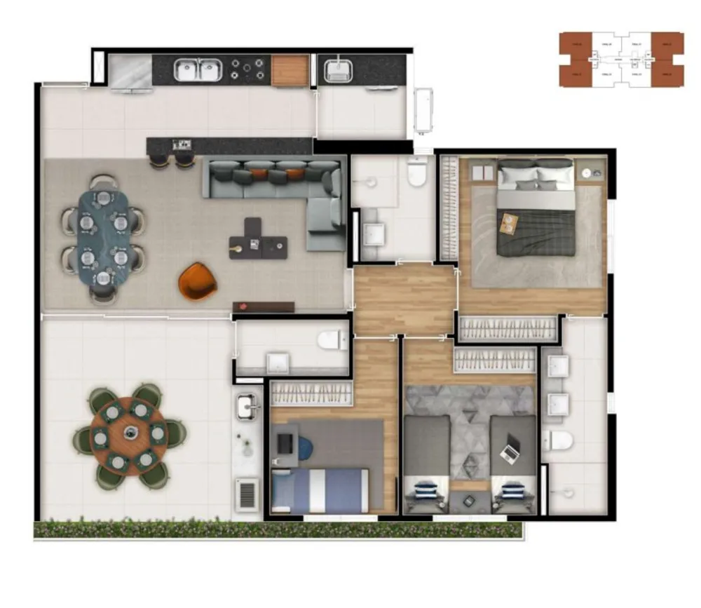 Apartamento, 2 quartos, 72 m² - Foto 23