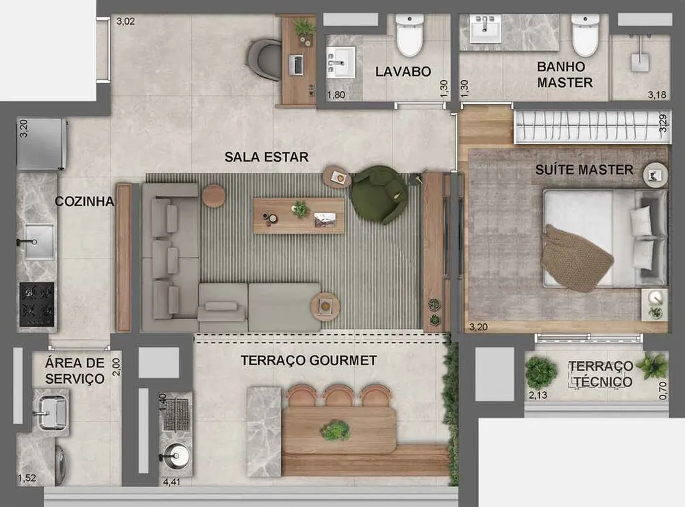 Apartamento, 3 quartos, 119 m² - Foto 6