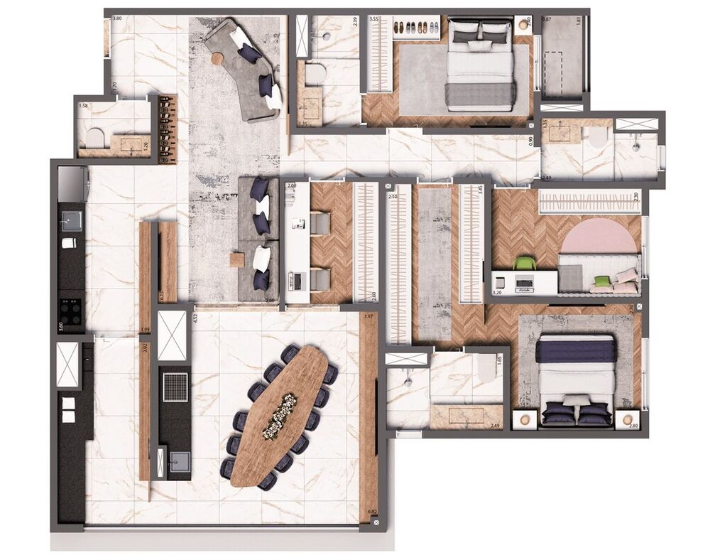 Apartamento, 3 quartos, 123 m² - Foto 11