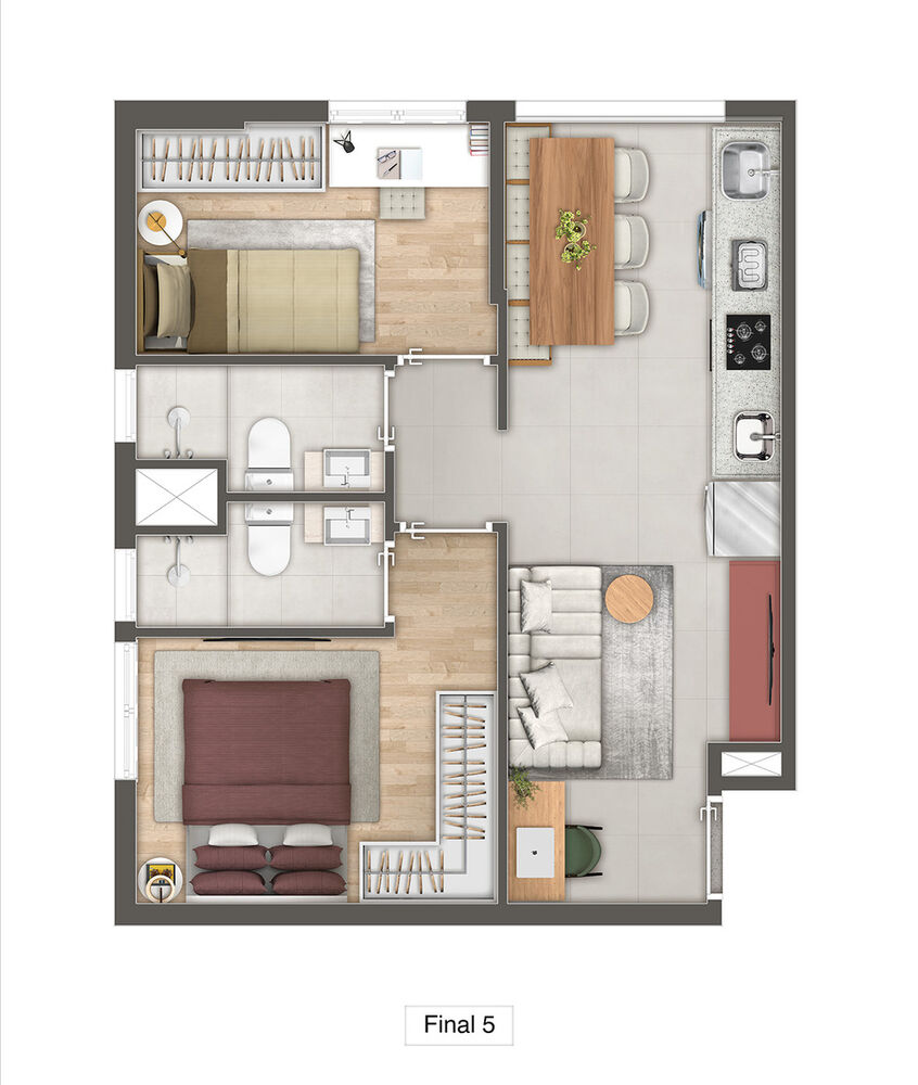 Apartamento à venda com 2 quartos, 41m² - Foto 41