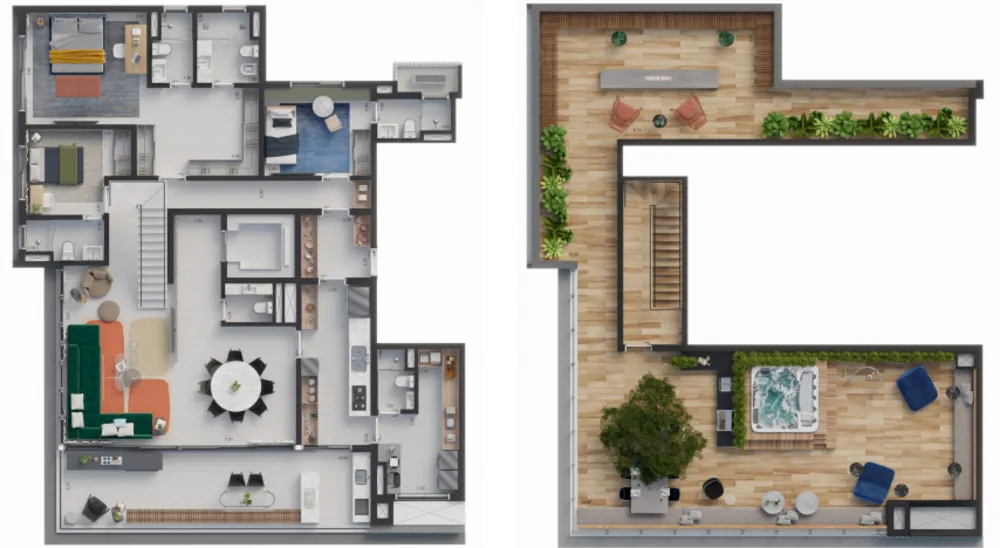 Apartamento, 4 quartos, 210 m² - Foto 2
