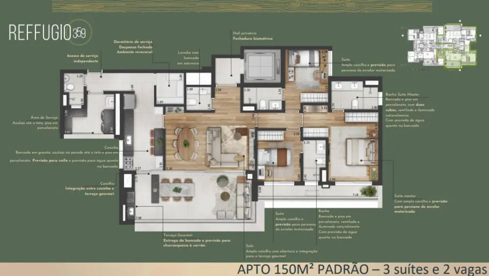 Apartamento, 3 quartos, 150 m² - Foto 10
