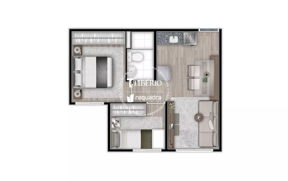 Apartamento, 1 quarto, 33 m² - Foto 8