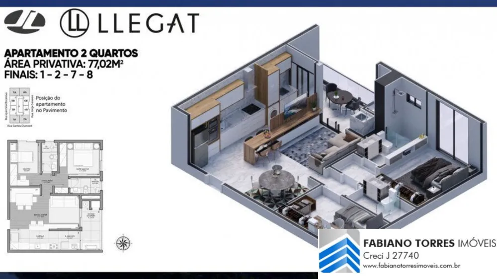 Apartamento, 2 quartos, 77 m² - Foto 6