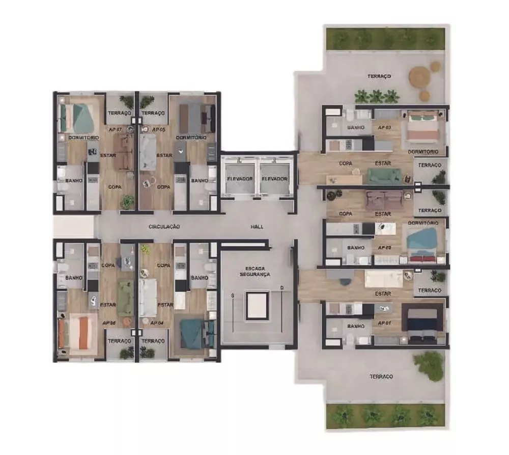 Apartamento, 1 quarto, 36 m² - Foto 5
