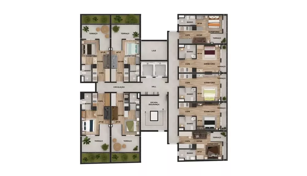 Apartamento, 1 quarto, 36 m² - Foto 9
