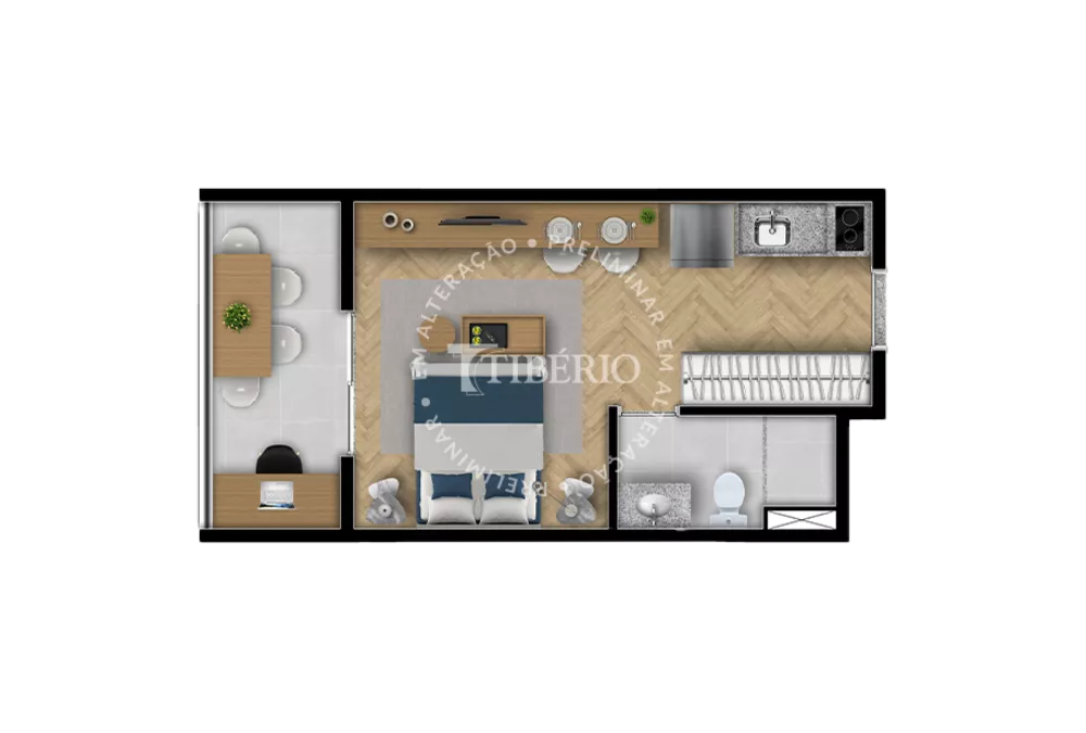 Apartamento, 2 quartos, 39 m² - Foto 6