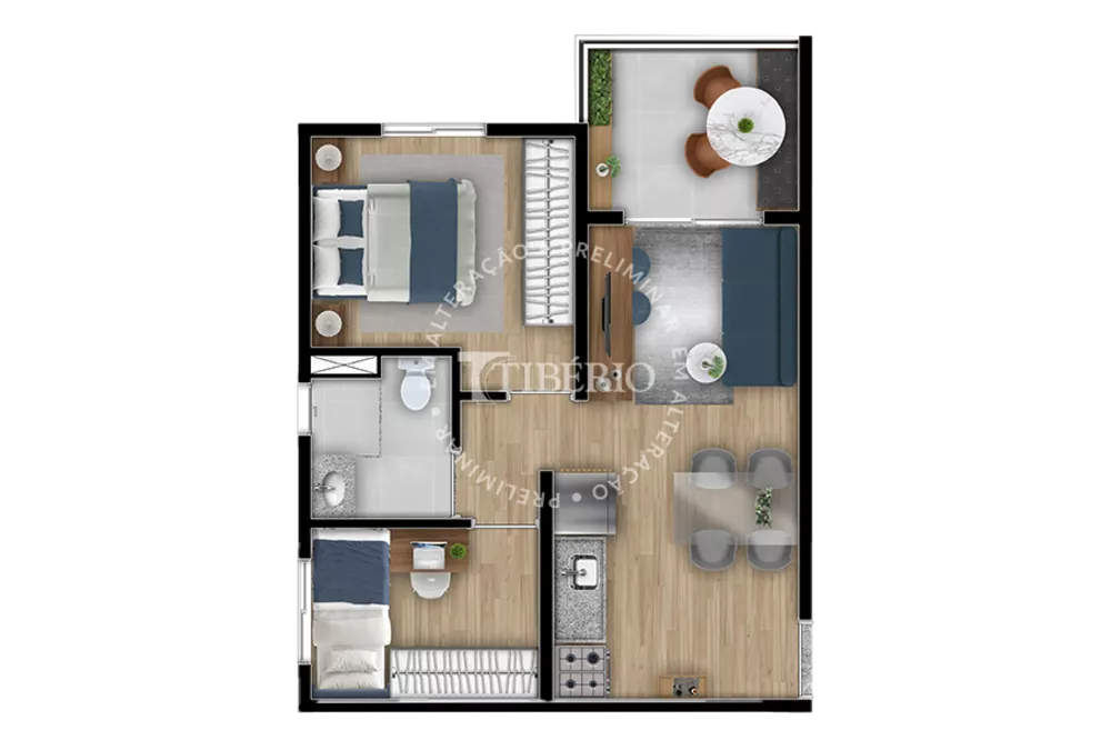 Apartamento, 2 quartos, 39 m² - Foto 28