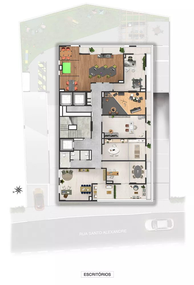 Sala-Conjunto, 27 m² - Foto 1