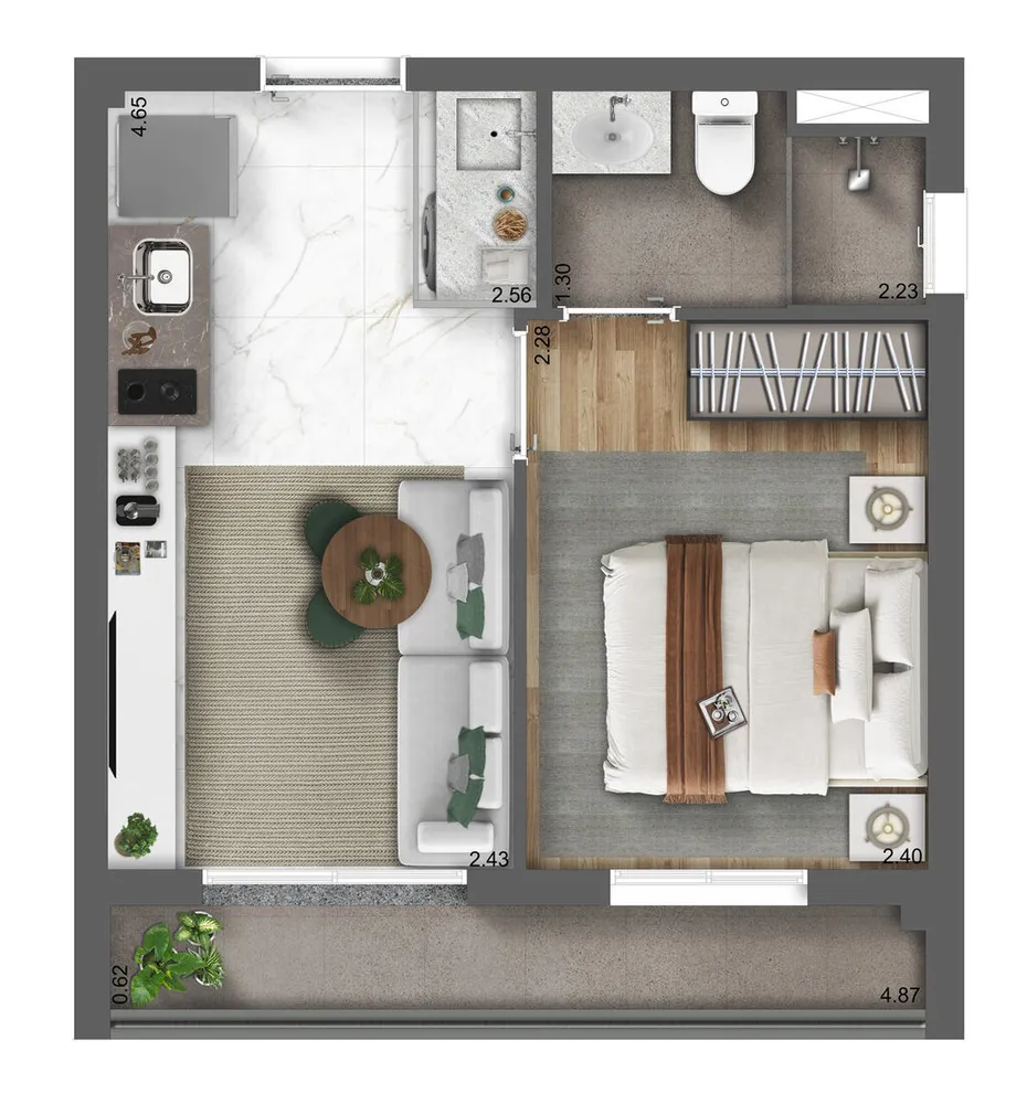 Apartamento, 1 quarto, 29 m² - Foto 15