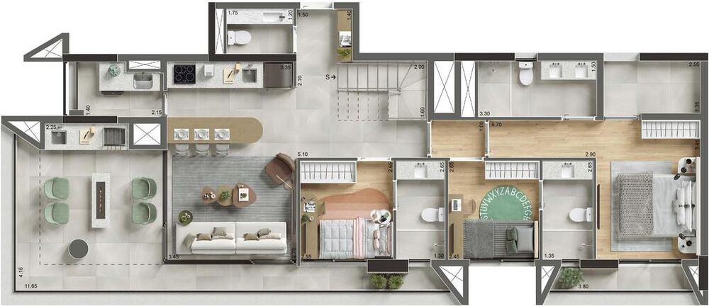 Apartamento à venda com 3 quartos, 114m² - Foto 24