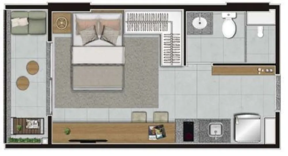 Apartamento, 1 quarto, 24 m² - Foto 28