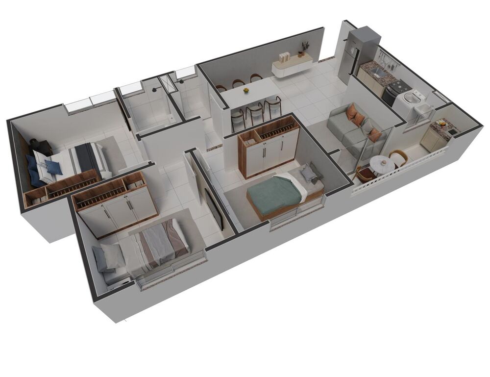 Apartamento à venda com 2 quartos, 63m² - Foto 4