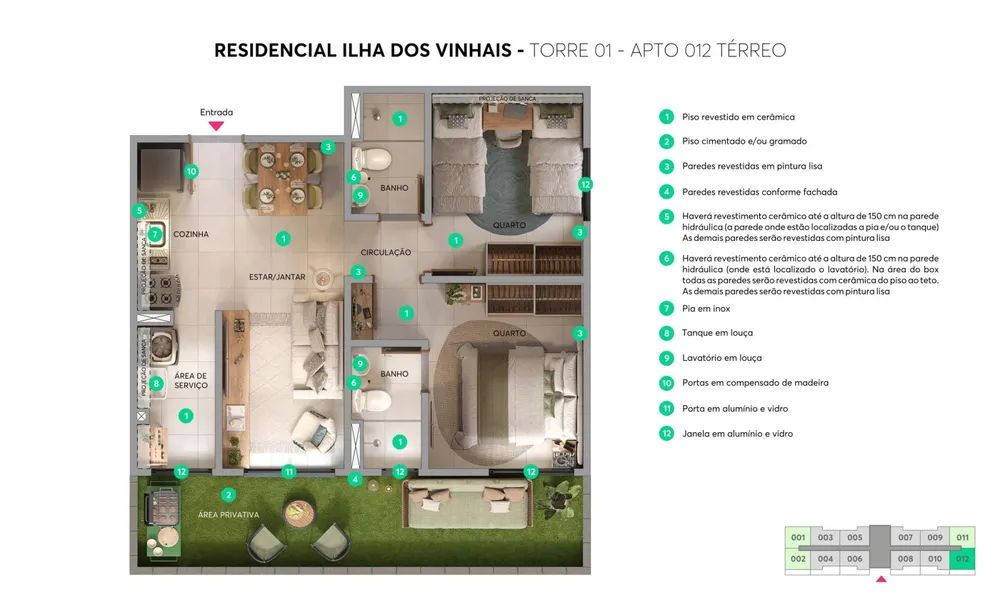 Apartamento, 2 quartos, 43 m² - Foto 16