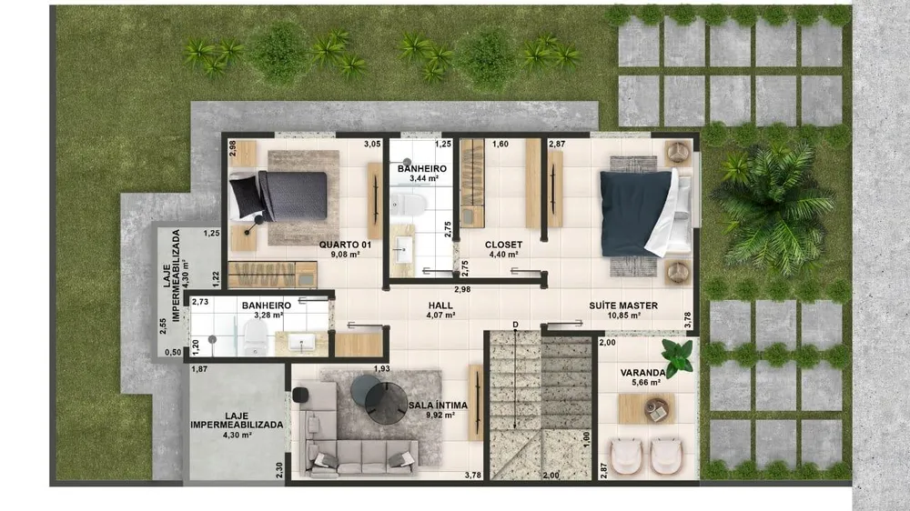 Casa, 4 quartos, 132 m² - Foto 11