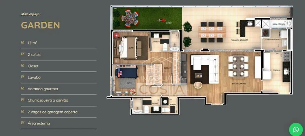 Apartamento, 2 quartos, 95 m² - Foto 4