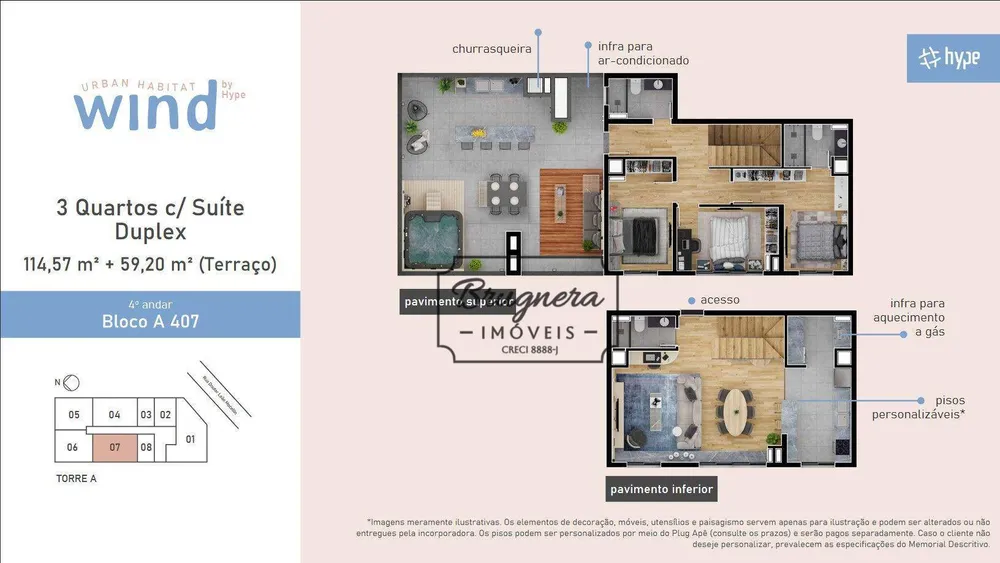 Apartamento, 3 quartos, 114 m² - Foto 2